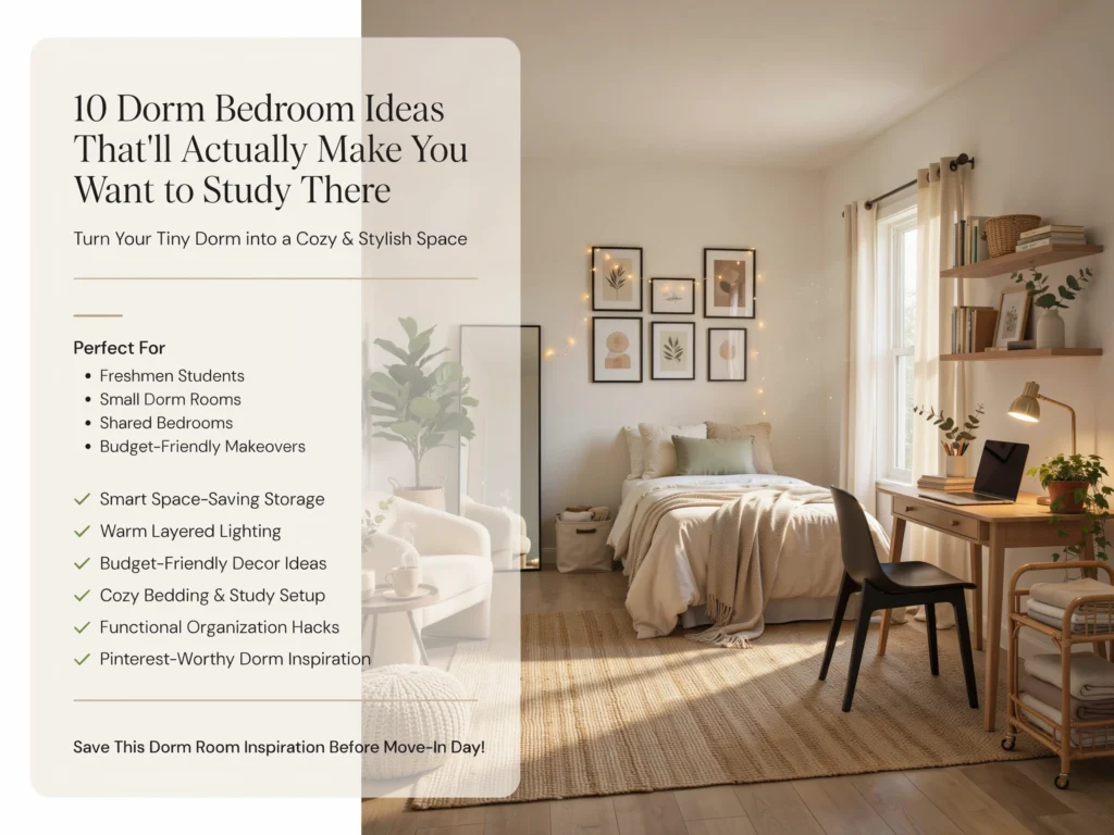10 Dorm Bedroom Ideas That'll Actually Make You Want to Study There