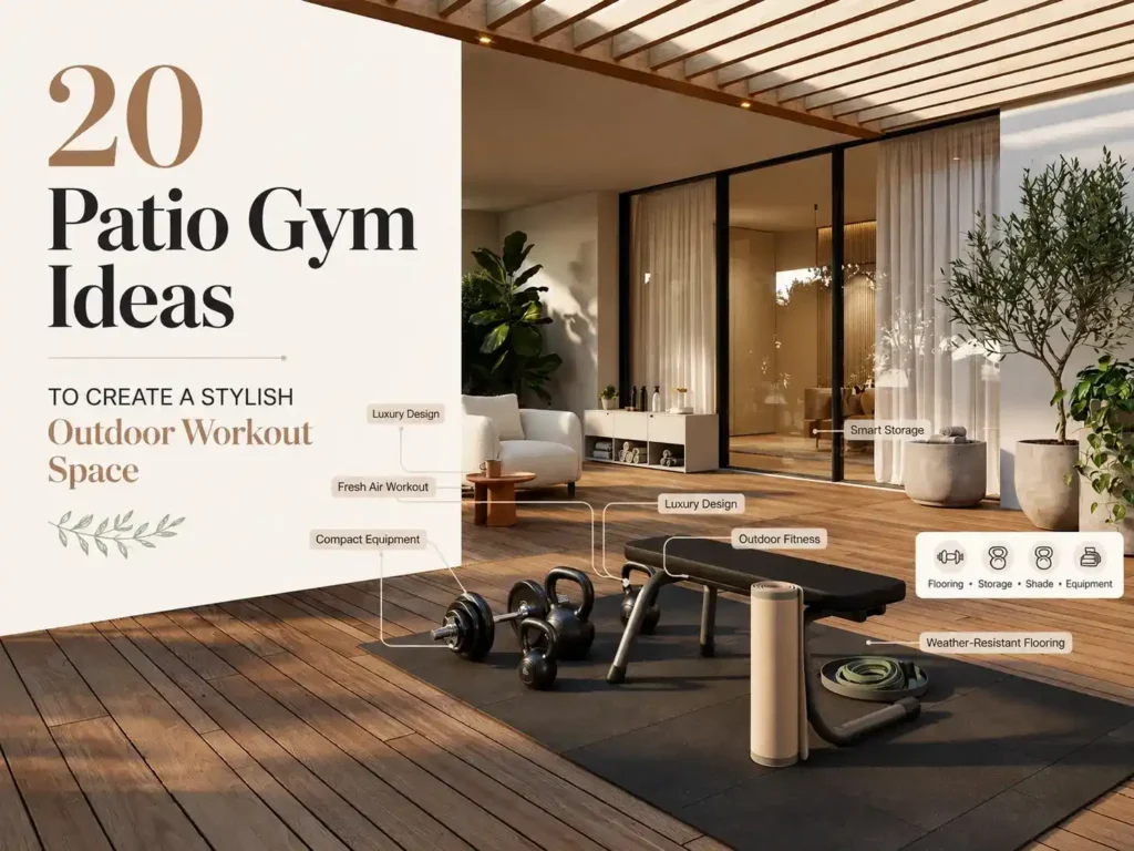 20 Patio Gym Ideas to Create a Stylish Outdoor Workout Space