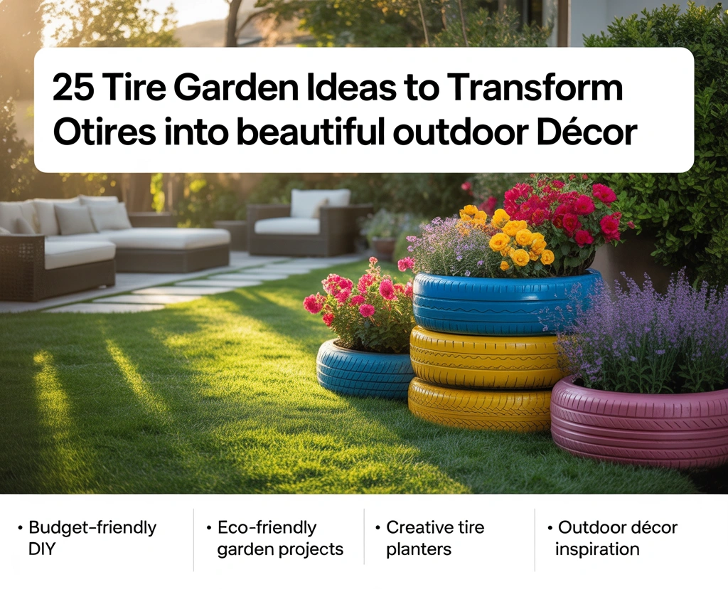 25 Tire Garden Ideas