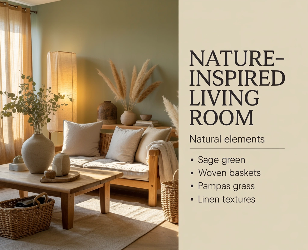 Create a Nature-Inspired Living Room
