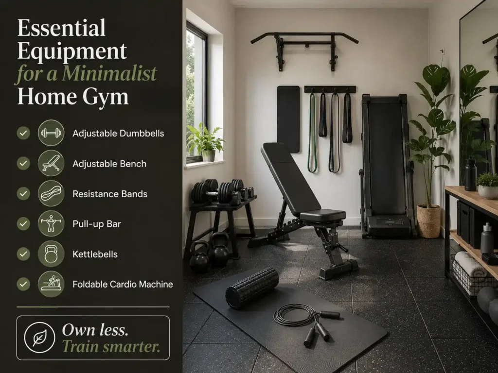 Essential gear for a minimalist gym 