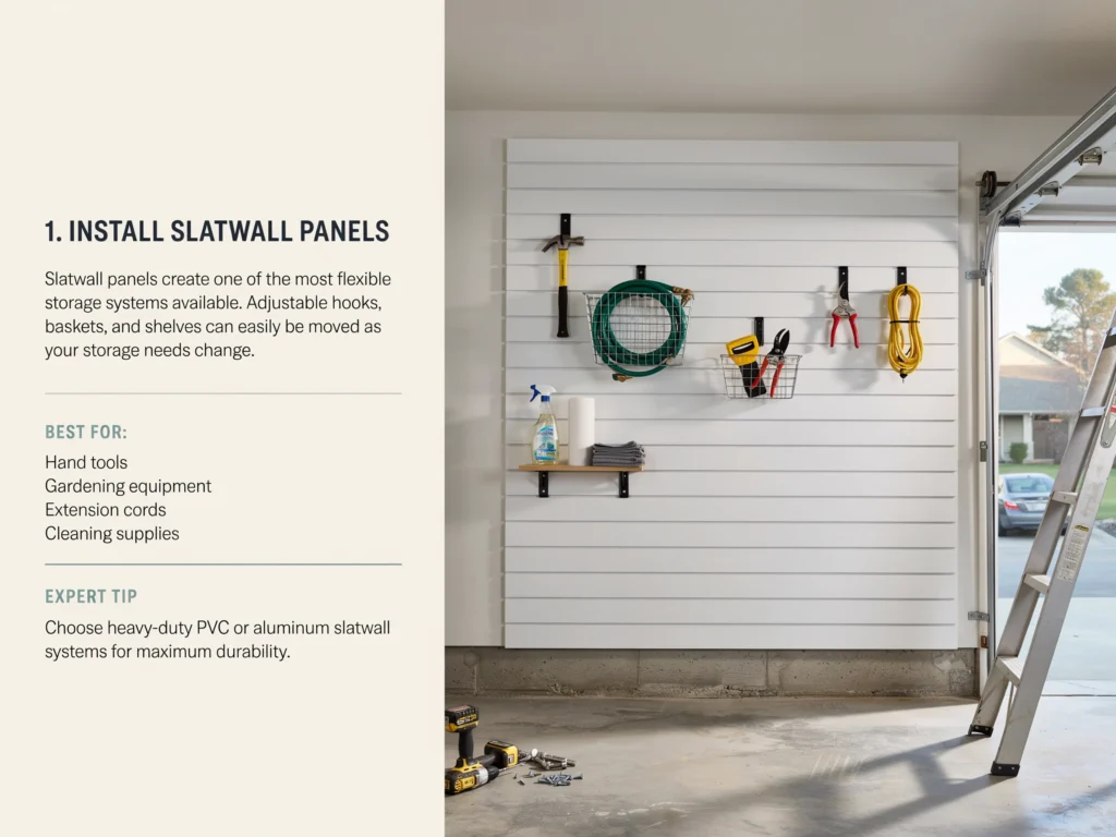 Install Slatwall Panels