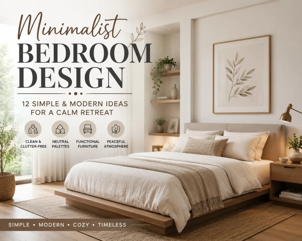 Minimalist bedroom design ideas