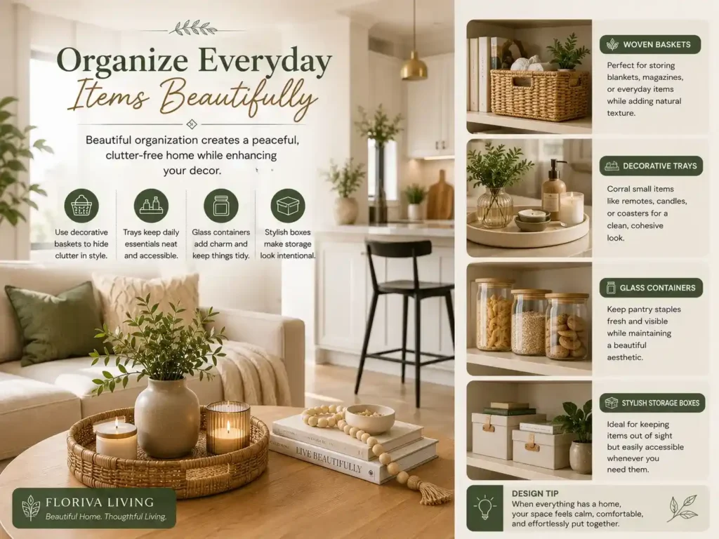Organize your space beautifully