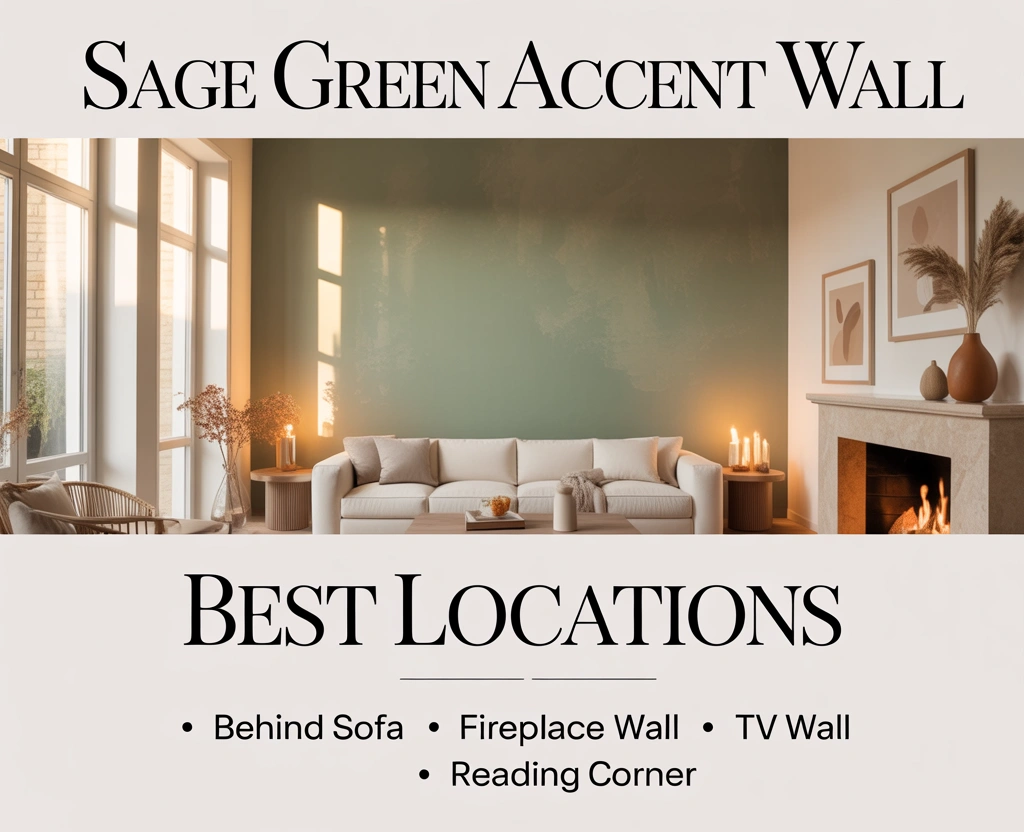 Sage Green Accent Wall