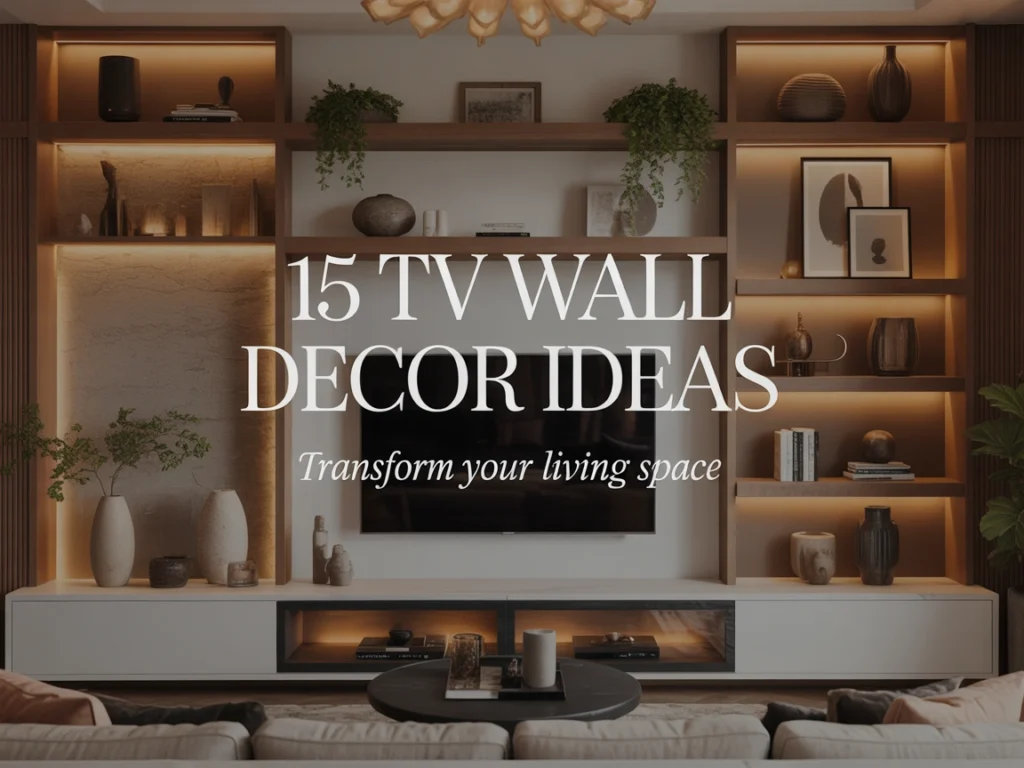 tv wall decore