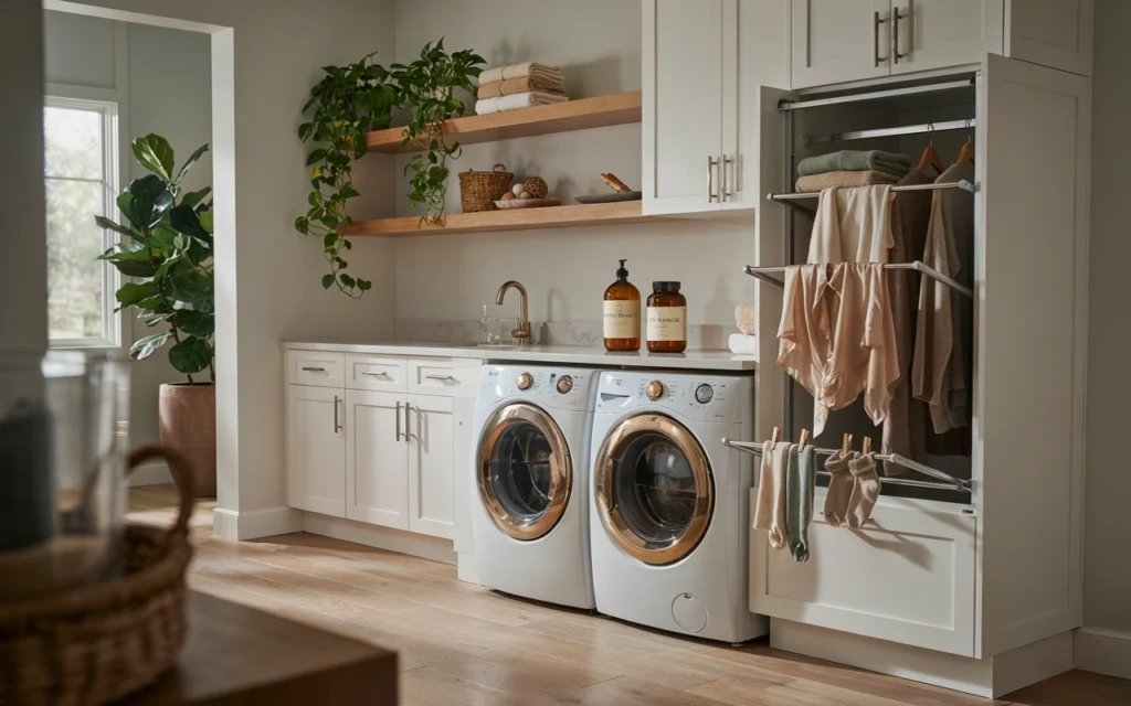 Create a Hidden Drying Station That Disappears When Not in Use