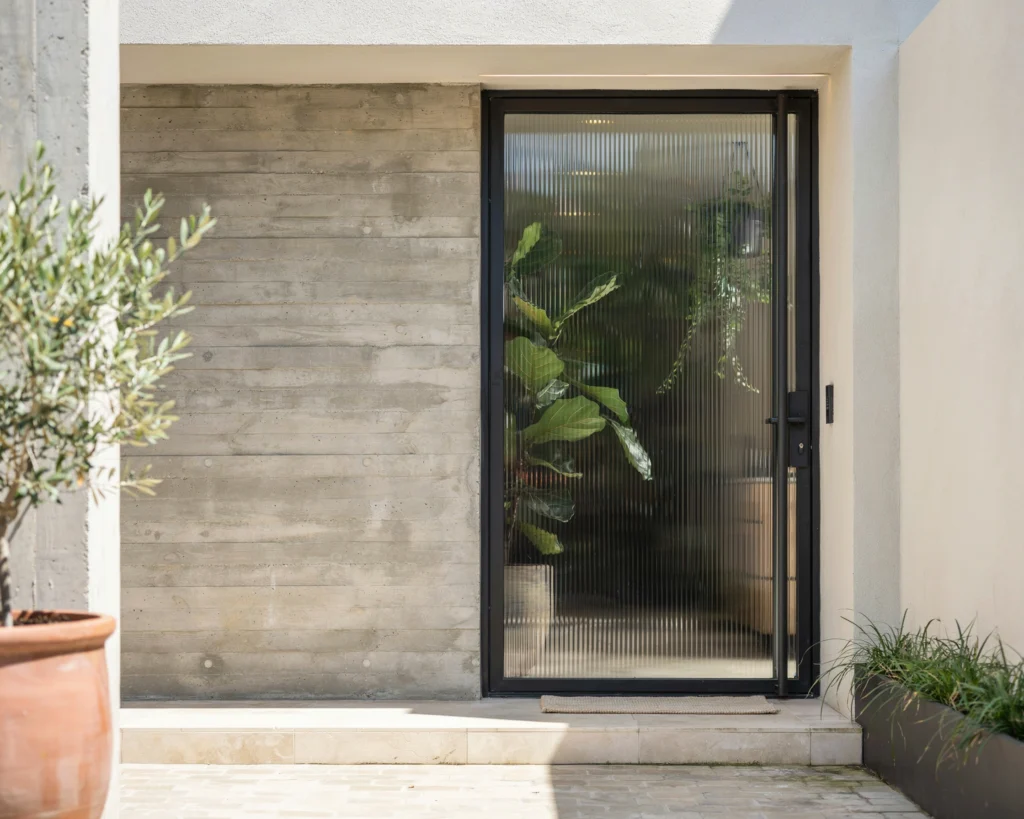 Glass and Steel Safety Doors