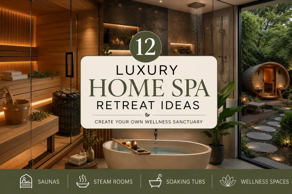 Luxury Home Spa Retreat Ideas
