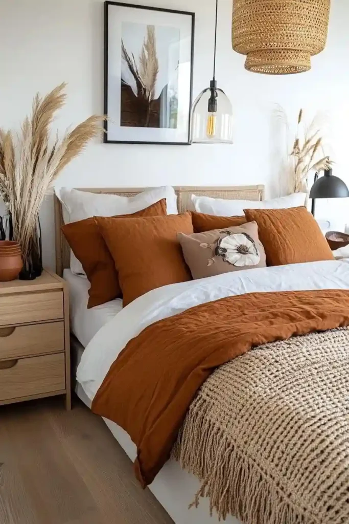 Style the Bed with an Autumn Quilt