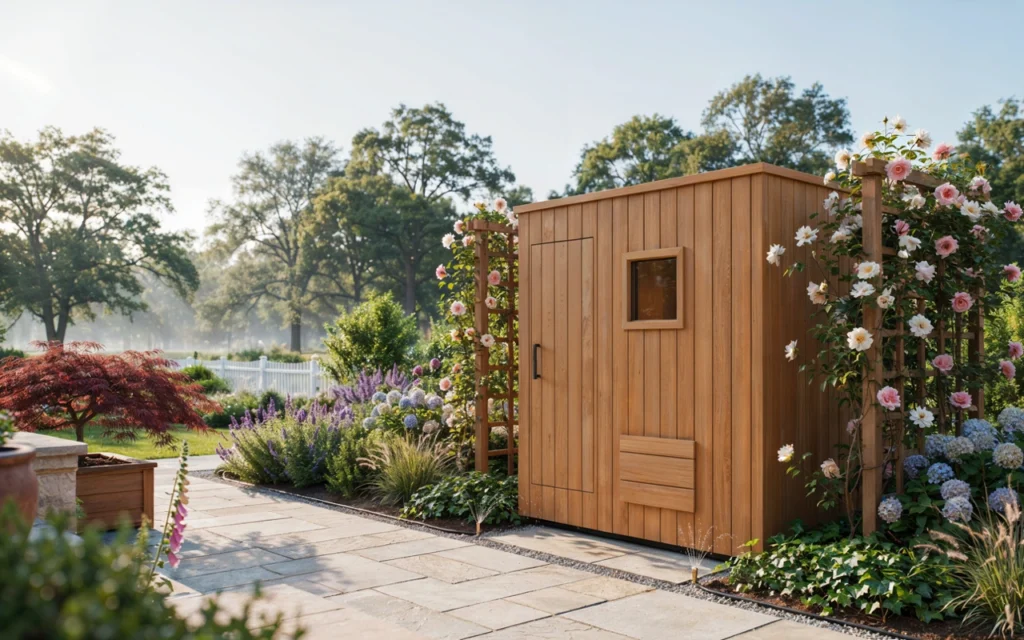 Tips for Maintaining a Flower-Covered Sauna