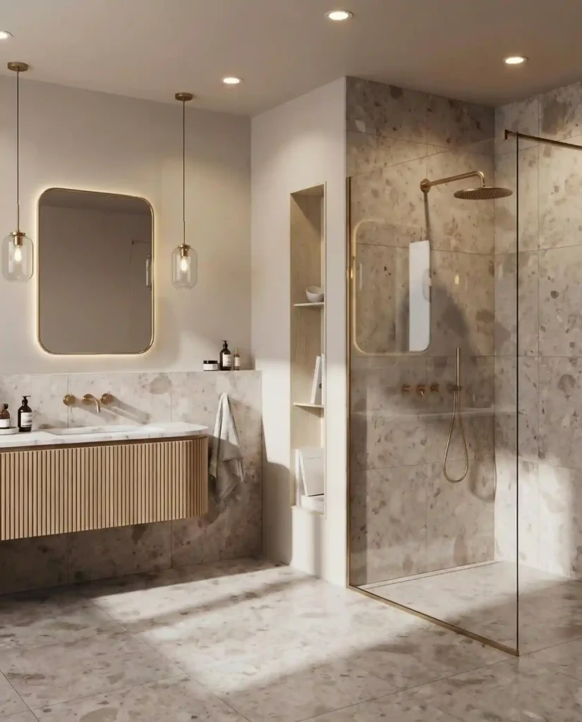 Try Warm Metal Fixtures