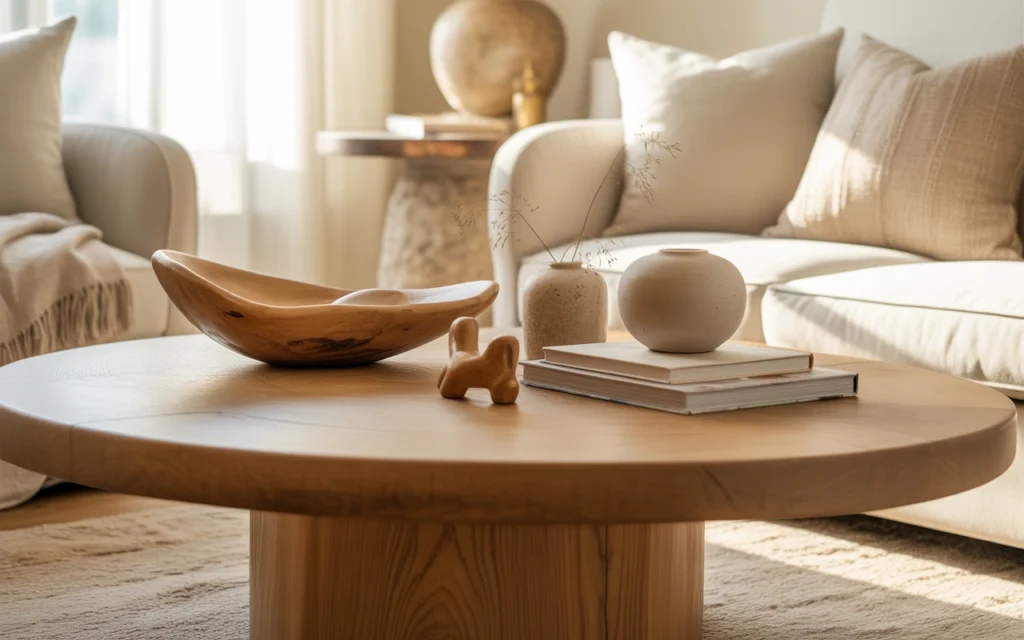 Try a Minimalist Fall Coffee Table