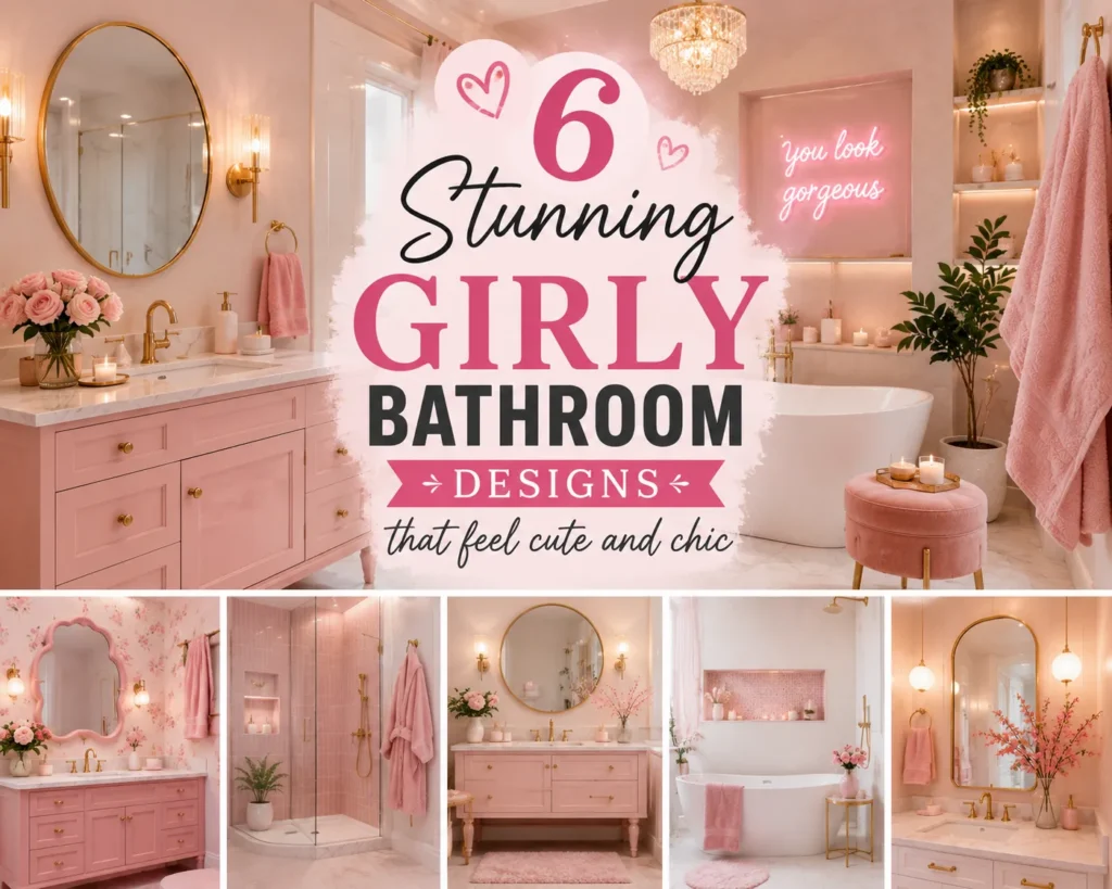 girly bathroom